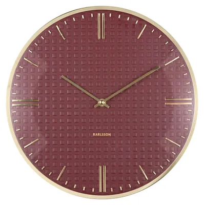 Produktbild von WANDUHR Riqueza - Rot - 35/35/ cm