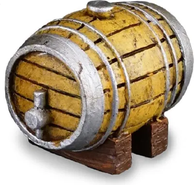 Produktbild von Miniatur Rumfass aus Holz, Sammlerobjekt für Deko und Puppenhaus