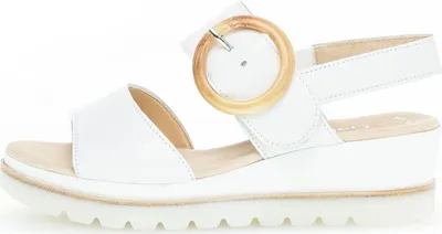 Produktbild von Gabor Fashion Sandaletten in Übergrößen Weiß 24.645.21 große Damenschuhe