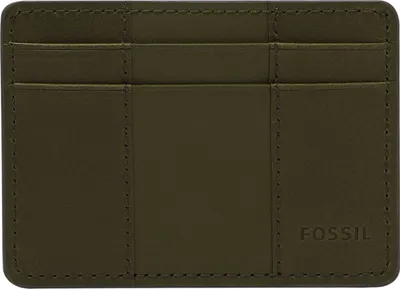 Produktbild von FOSSIL Kartenhalter Everett Card Case Canteen grün