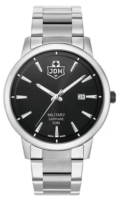 Obrázok produktu pre JDM Military JDM-WG006-03 Bravo I black Jacques du Manoir švajčiarske pánske hodinky NEW