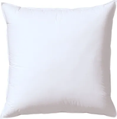 A white pillow is shown against a white background.