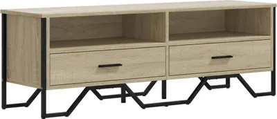 Obrázek produktu pro vidaXL TV skříňka Sonoma dub 122x34x41 cm materiál na bázi dřeva