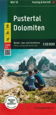 Image de Dolomites, 1:50 000 carte de randonnée, carte de trekking NOUVELLE ÉDITION Freytag&Berndt