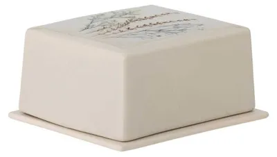 Produktbild von Bloomingville Bea Butterdose, Natur, Steingut