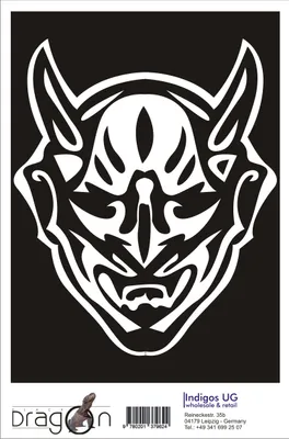 Produktbild von Aufkleber / Autoaufkleber - JDM / Die cut / Auto / OEM - Teufel - 120x100 mm rot - Heckscheibe / Heckscheibenaufkleber