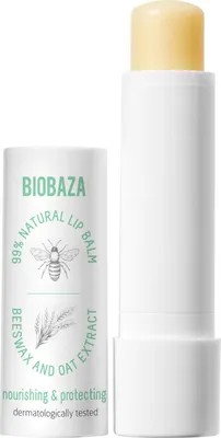 Produktbild von Biobaza, Bienenhonig & Hafermilch, pflegender Lippenbalsam, 4,5 ml