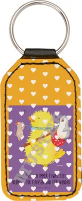 Produktbild von Mr. & Mrs. Panda schlüssel anhänger Maus Pinguin Geburtstag - Weiß - Geschenk, Schlüsselanhänger, Happy Birthday, schlüsselbund, Geburtstagsgeschenk, Taschenanhänger, für