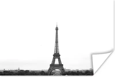 Produktbild von MuchoWow® Poster Der Eiffelturm in der Ferne 60x40 cm - Schlafzimmerdekoration
