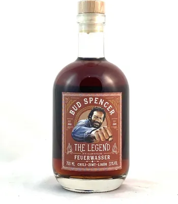 Obrázok produktu pre Bud Spencer The Legend Firewater Škoricový likér s chilli Fľaša 700ml