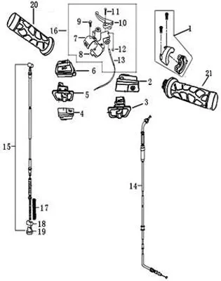 Produktbild von Mutter M5 verzinkt Rex RS450 Sechskantmutter 50ccm 4Takt Motorroller.de Flanschmutter Bundmutter Sechskant-Mutter Flansch-Mutter Maschinenmutter