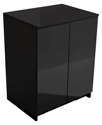 Productafbeelding van Terra Della Terrariumkast zwart hoogglans 60 x 45 x 76CM