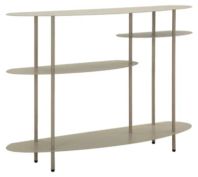 Obrázek produktu pro Konzole Saturn 34 x 118 x 82 cm, kovová, šedá