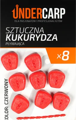 Zdjęcie produktu dla Undercarp - Sztuczna kukurydza pływająca czerwona
