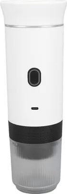 Produktbild von Tragbare Kaffeemaschine Wiederaufladbare elektrische Handkaffeemaschine fürs Auto für Reisen Büro Haushalt Weiß