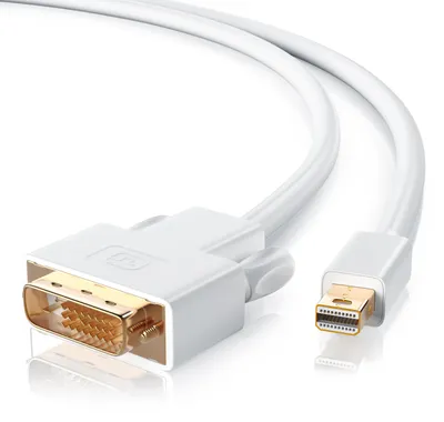 Productafbeelding van CSL Mini DisplayPort naar DVI videokabel, miniDP monitor adapterkabel, geschikt voor Apple, pc's en laptops - 3 meter