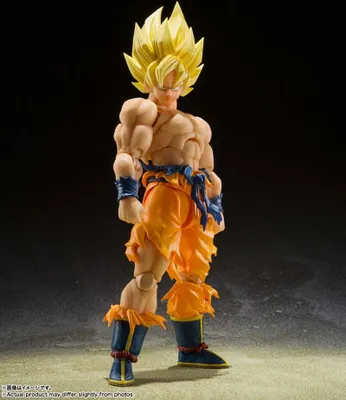 Immagine prodotto di Dragon Ball Z S.H. Figuarts Actionfigur Super Saiyan Son Goku - Super Saiyan leggendario - 14 cm