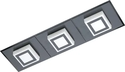 Obrázok produktu pre EGLO Masiano 1, 340 lm, IP20, Čierna, Saténová oceľ