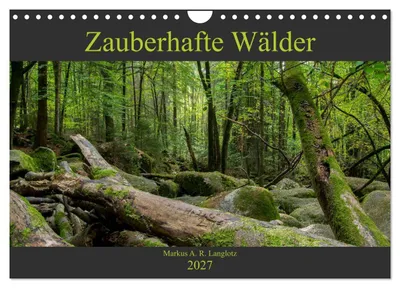 Produktbild von Zauberwelt Wald (Wandkalender 2027 DIN A4 quer), CALVENDO Monatskalender