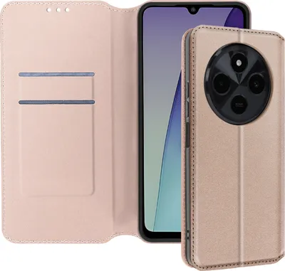 Produktbild von Avizar, Classic Edition Kunstlederetui Xiaomi Redmi 14C, Gold
