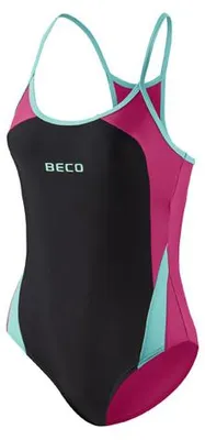 Produktbild von Beco Badeanzug Schwarz/Rosa - 36