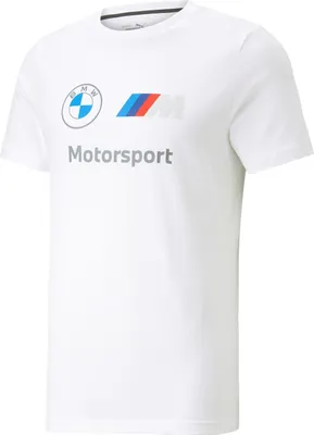 Produktbild von Puma BMW Motorsport Logo Herren T Shirt, Größe:XL, Farbe:Weiß
