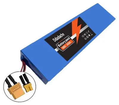 Obrázok produktu pre Li-ion batériový balík, kapacita 60 000 mAh, kompatibilný s elektrickými vozidlami, konfigurácia 13S4P, konektory XT30-XT60