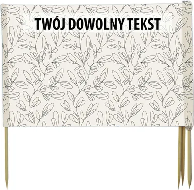 Zdjęcie produktu dla PARAWAN PLAŻOWY Minimalis. listki z indywidualnym napisem 8 PANELI 53.8