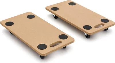 Obrázok produktu pre Transportná plošina s kolieskami, 2ks x 200kg, 580 x 300mm HBM