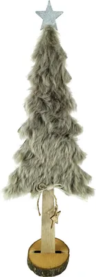 Produktbild von TrendLine Deko Holz Tannenbaum 54 x 5x 17 cm braun