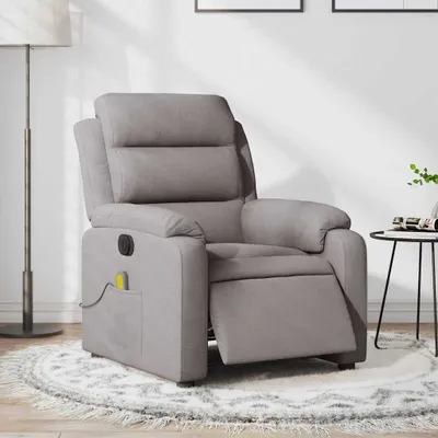 Produktbild von Möbel Massagesessel Elektrisch Taupe Stoff 3204976