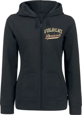 Produktbild von Volbeat Kapuzenjacke Damen Rise From Denmark schwarz L