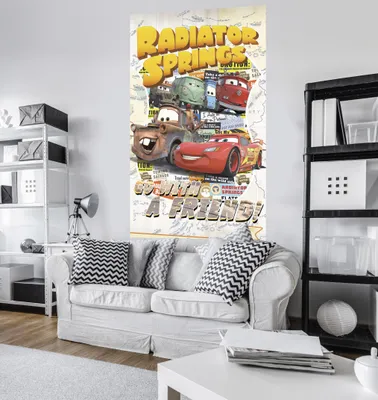 Produktbild von Komar Digitaldruck Vlies Panel "Cars Take The Open Road" 120 x 200 cm, bunt, VD-041