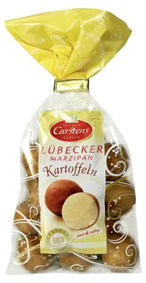 Produktbild von Carstens Lübecker Edelmarzipan Kartoffeln Packung 125g