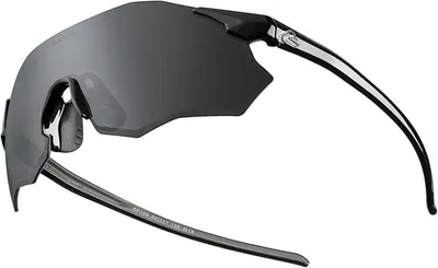 Produktbild von ROCKBROS Fahrradbrille Polarisiert Ultraleicht UV400 TR90 Rahmen Rennrad MTB Outdoor Schwarz Polarisiert Weiß Quecksilber