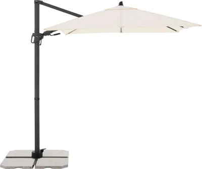 Obrázek produktu pro Slunečník s boční nohou Derby DX 210 x 210 cm přírodní