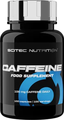 Obrázok produktu pre Scitec Nutrition Caffeine 100 kapsúl / Kofeín / Kofeínové kapsule