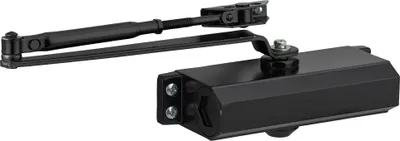 Image de Ferme-porte automatique hydraulique force 4, noir - THIRARD