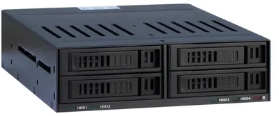 Immagine prodotto di Inter-Tech Wechselrahmen 4x2,5" X-3531  für 1x5,25"Einschub