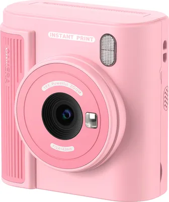 Zdjęcie produktu dla Natychmiastowy aparat fotograficzny dla dzieci, 1080P, aparat cyfrowy o wysokiej rozdzielczości, bezatramentowa drukarka termiczna z papierem do drukowania i kartą 32 G, prezenty dla dziewczynek i chłopców