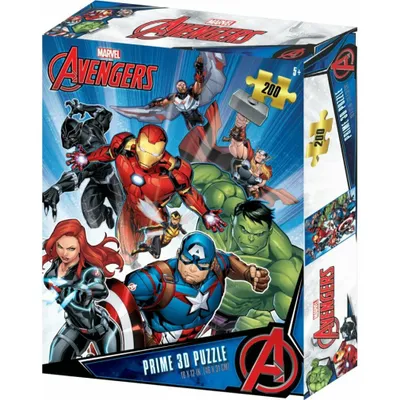 Produktbild von Marvel Avengers Charaktere Lenticular Puzzle