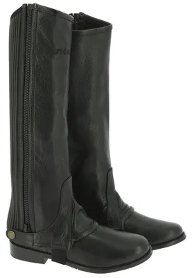 Produktbild von Equitheme Halbchaps Aus Leder Schwarz 10 Years Schwarz 10 Years