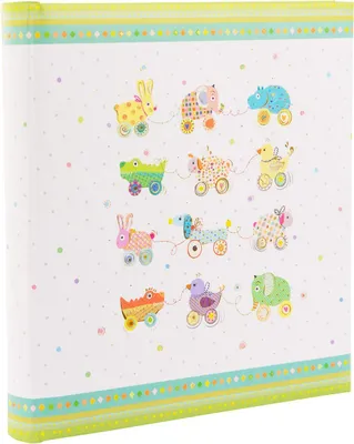 Zdjęcie produktu dla Goldbuch Babyalbum Animal on Wheels, Wielobarwny, 60 ark., 300 mm, 310 mm, 1 szt.