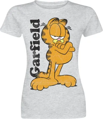 Obrázok produktu pre Dievčenské tričko Garfield - XX-Large - HeatherGrey