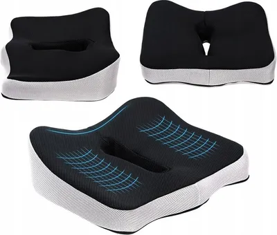Obrázok produktu pre Ortopedický vankúš na sedenie Coccyx vankúš s pamäťovou penou Vankúš na stoličku Car Office