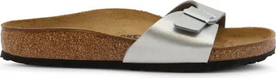 Produktbild von Birkenstock Madrid Frauen E zel Riemen Birko Flor Sandale Silber – undefined / Silber