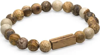 Image de BeWooden Bracelet avec perles en bois Bracelet Corra S = 16-17 cm