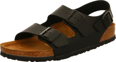 Produktbild von Birkenstock Milano Schwarz Birko-Flor Größe: 42 Schmal