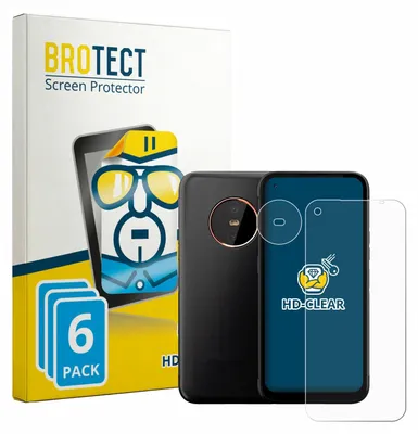Produktbild von 6x Für Gigaset GX6 Pro (Display+Kamera) Schutzfolie BROTECT Displayschutz Display Schutz Folie Klar Transparent