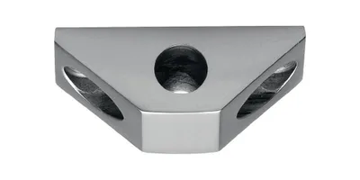 Produktbild von Stangenführung zu Untersatz Vario f.Rundstange 10mm silber elox.DENI